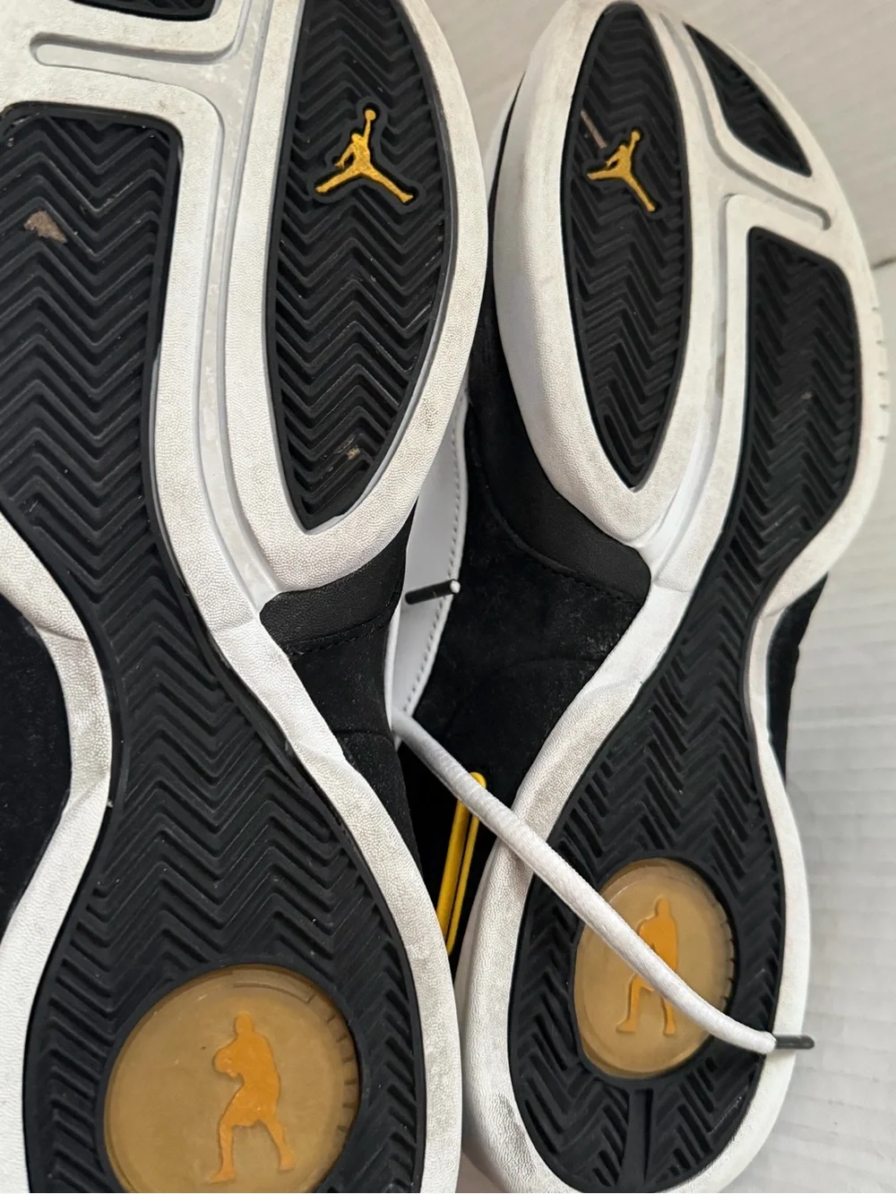 Nike Air Jordan Team Strong Low White Black Basketball Sneakers Size 11
